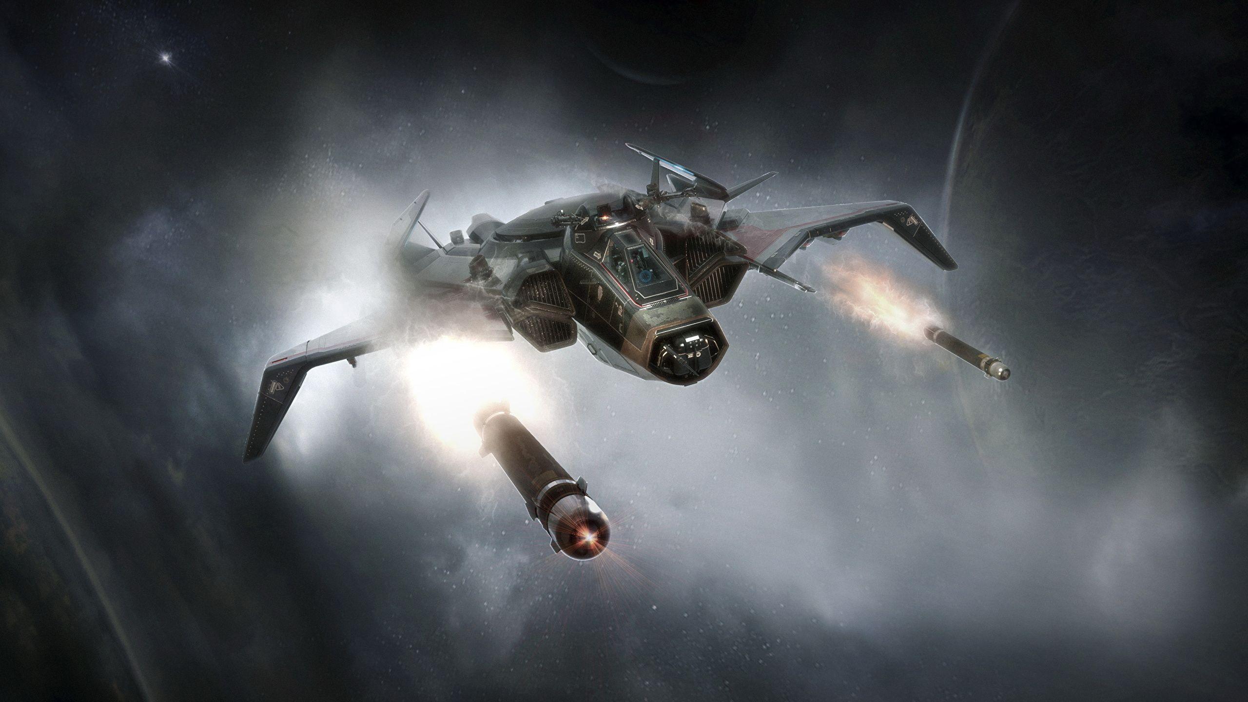 2560x1440 Desktop Wallpaper Star Citizen Ship The Gladiator LTI 2560x1440