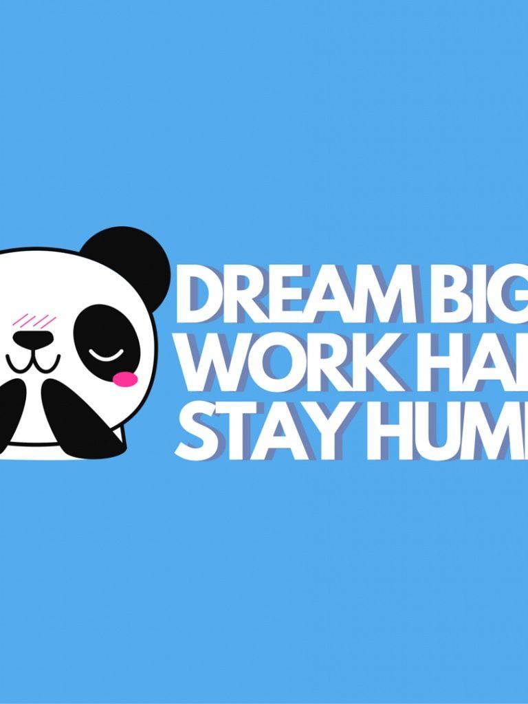 768x1024 Work Hard Stay Humble iPad wallpaper