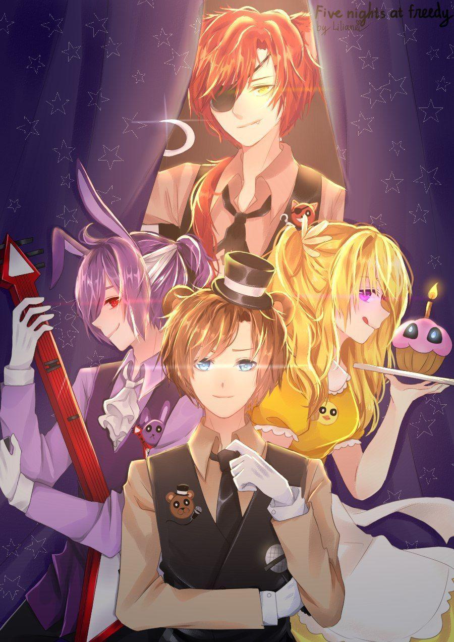 Fnaf Anime Wallpapers - Top Free Fnaf Anime Backgrounds - WallpaperAccess
