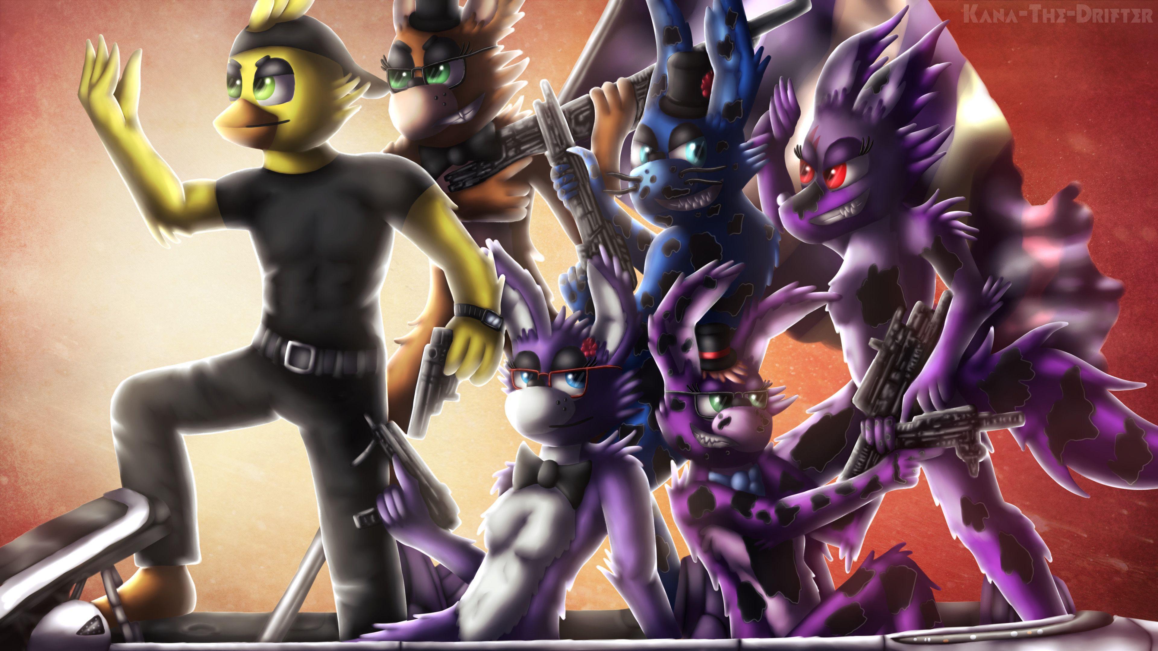Five Nights In Anime  RX EDITION by ElRonnyX