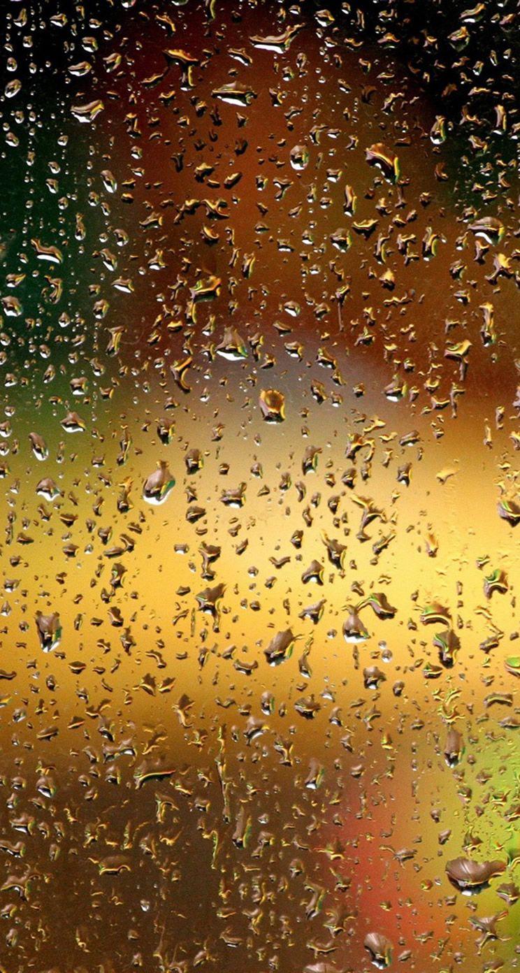 744x1392 Droplet Wallpaper