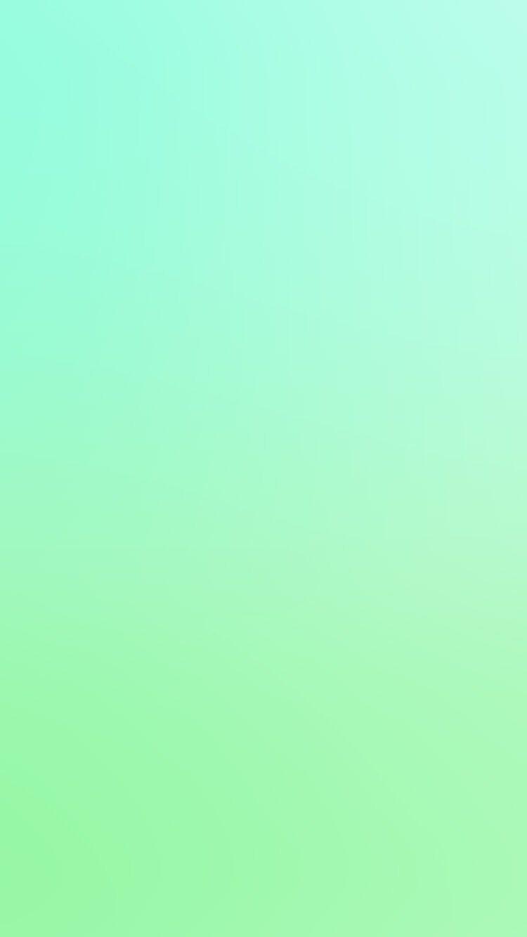 750x1334 iPhone7 wallpaper. cool pastel blur gradation mint green