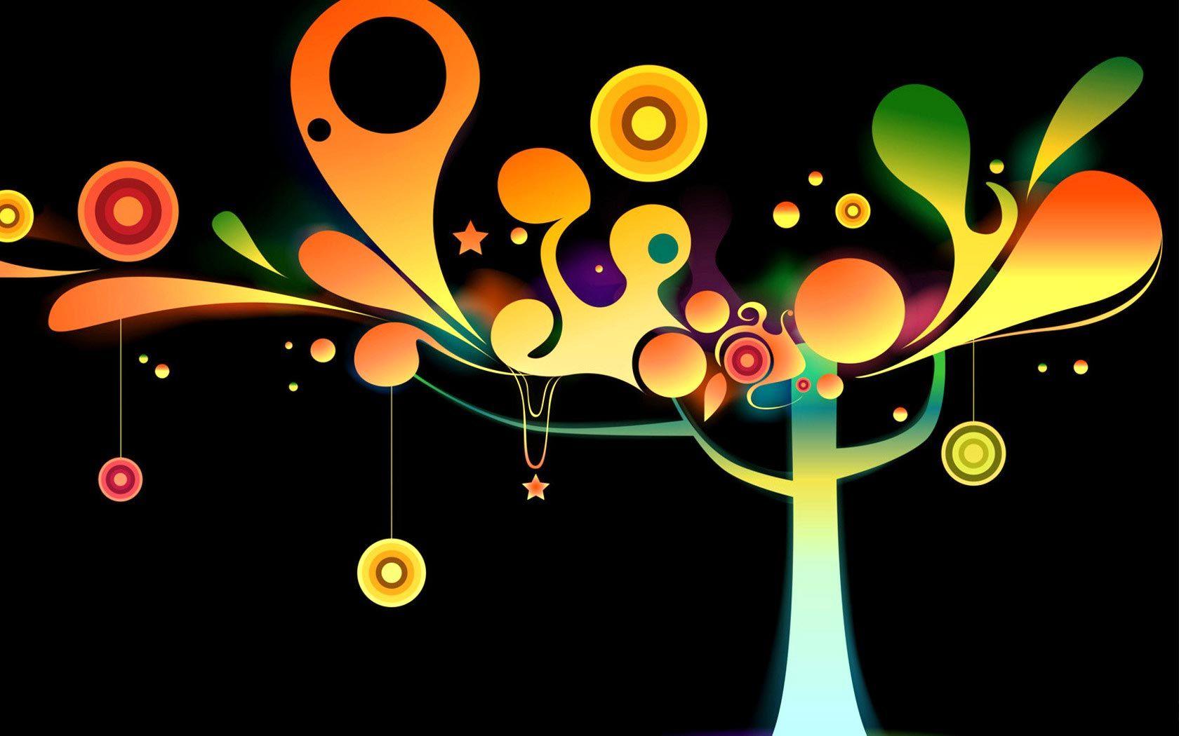 1680x1050 HD African Art Wallpaper