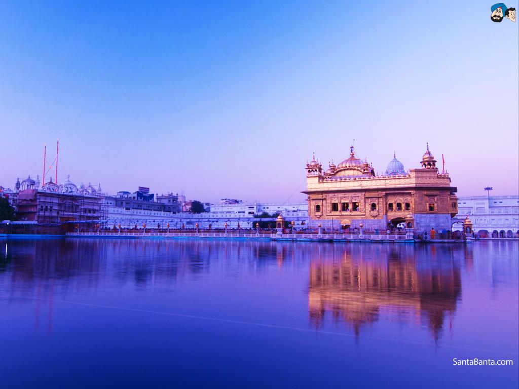 1024x768 Golden Temple HD Wallpaper (1024x768)