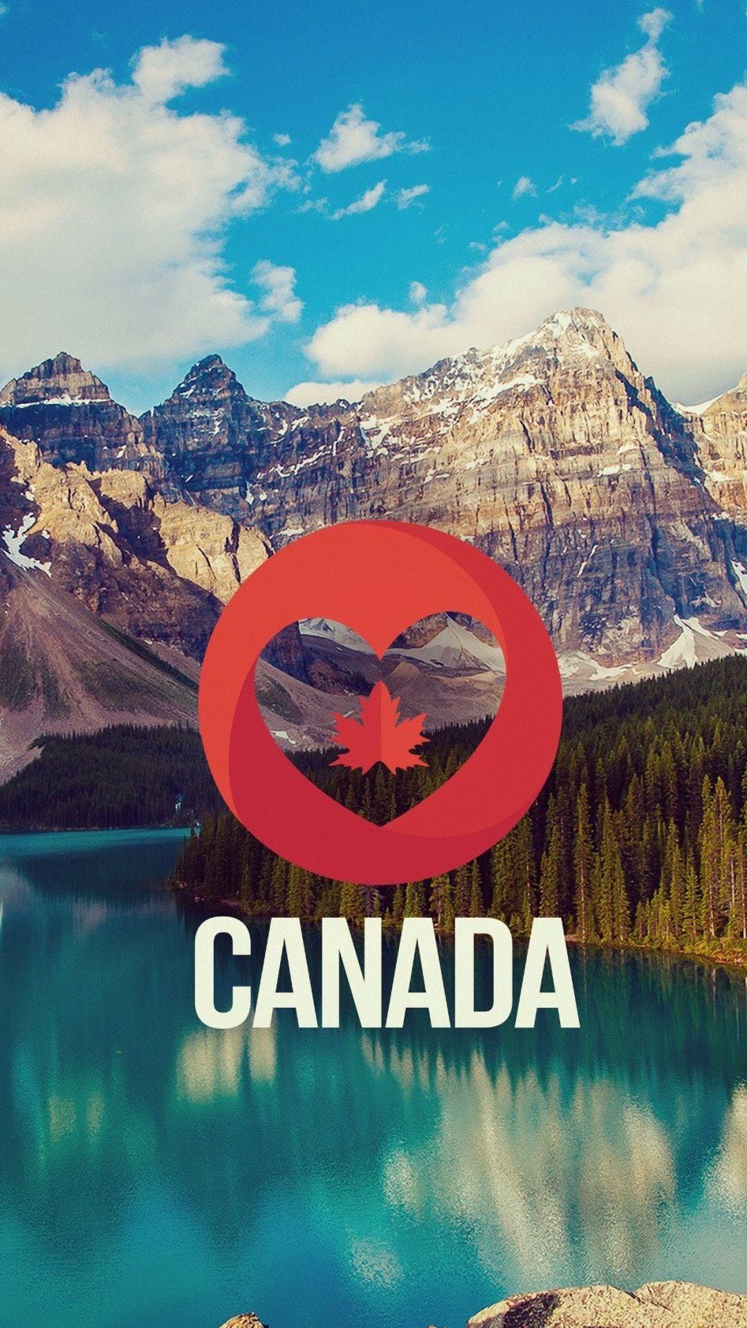 1080x1920 Canada Flag Wallpaper HD For iPhone
