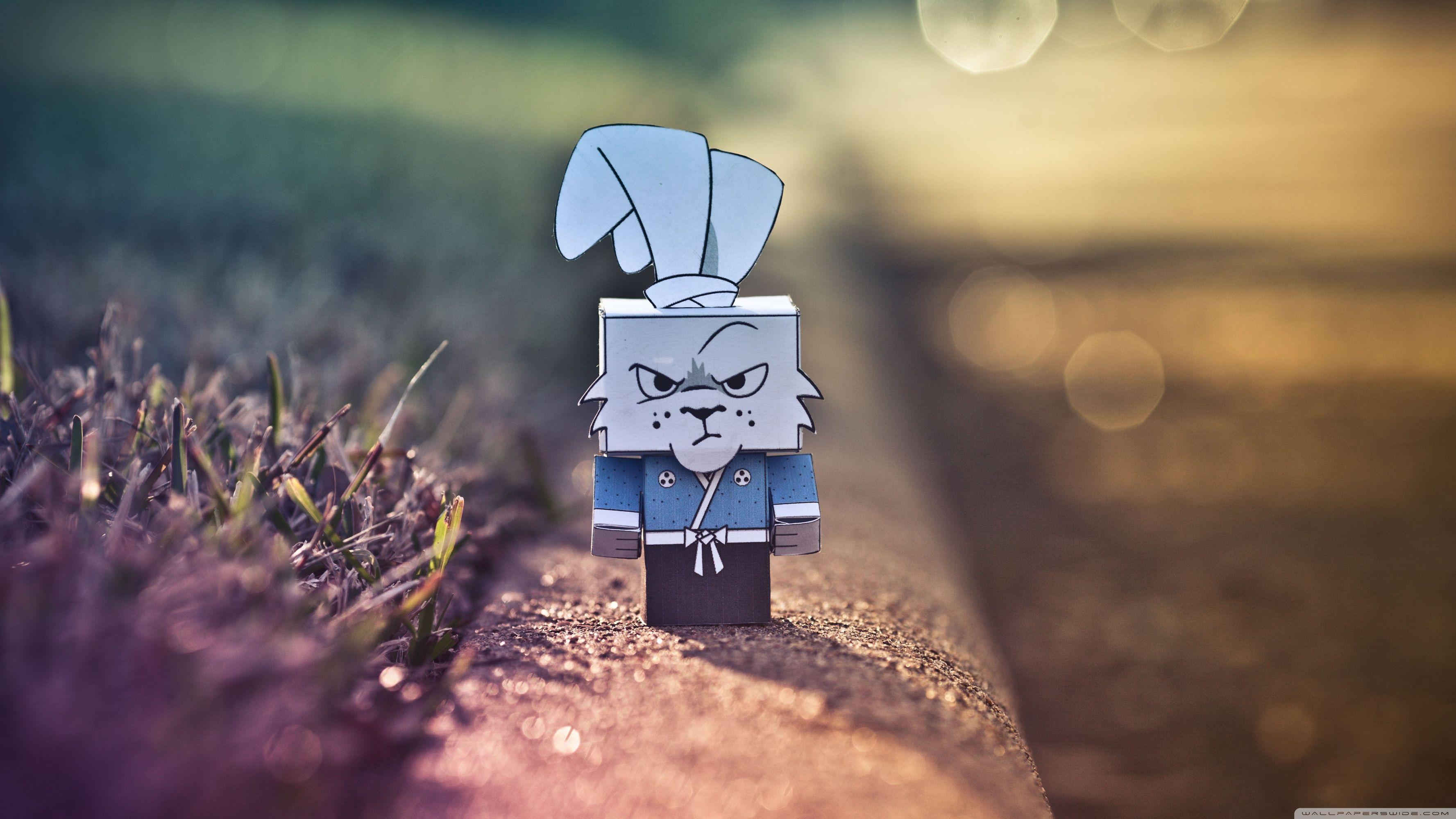3554x1999 Mad Ninja Rabbit ❤ 4K HD Desktop Wallpaper for 4K Ultra HD TV