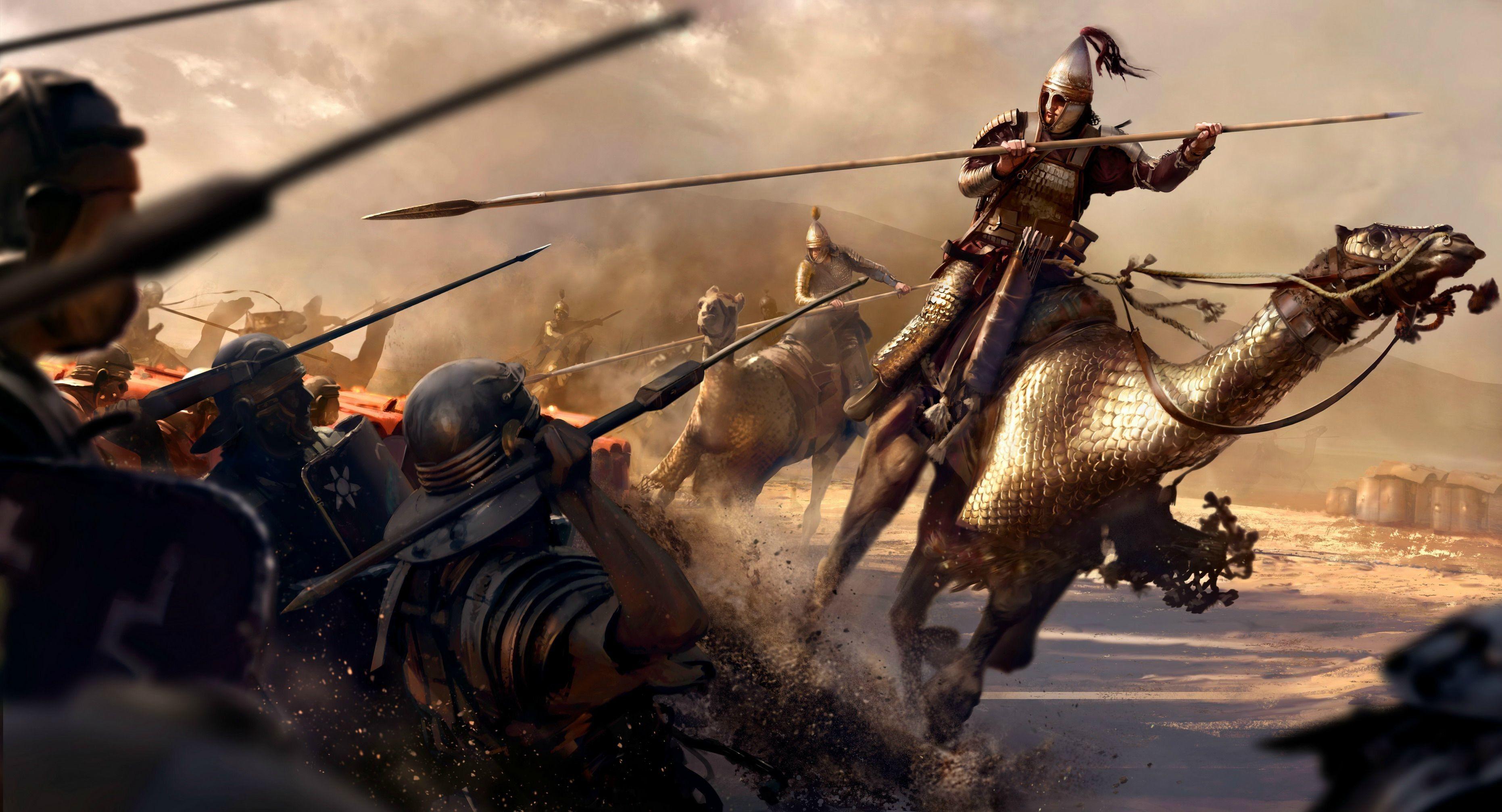 3724x2014 Roman Empire Wallpaper