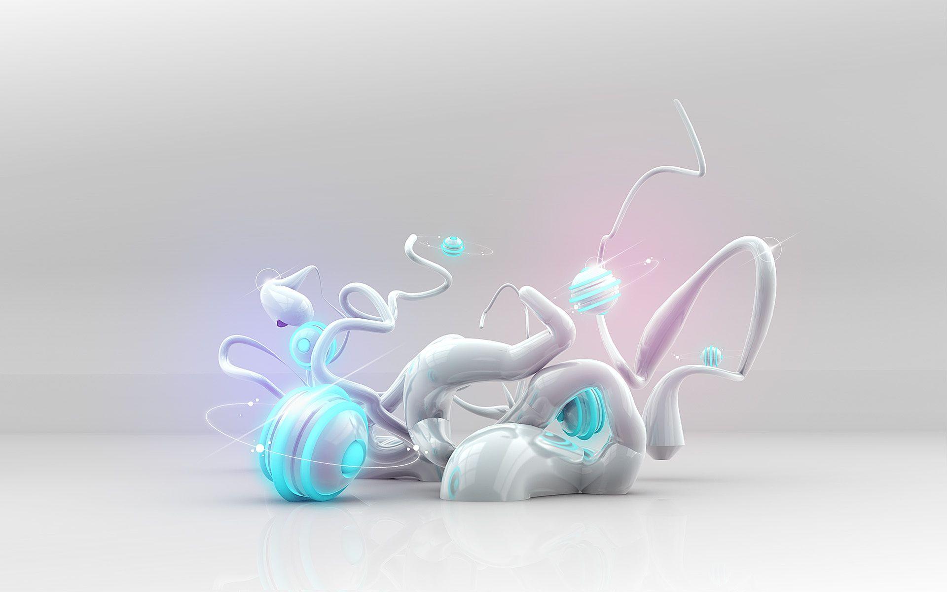 1920x1200 Abstract 3D cg digital art artistic psychedelic lights motion neon shapes wallpaperx1200