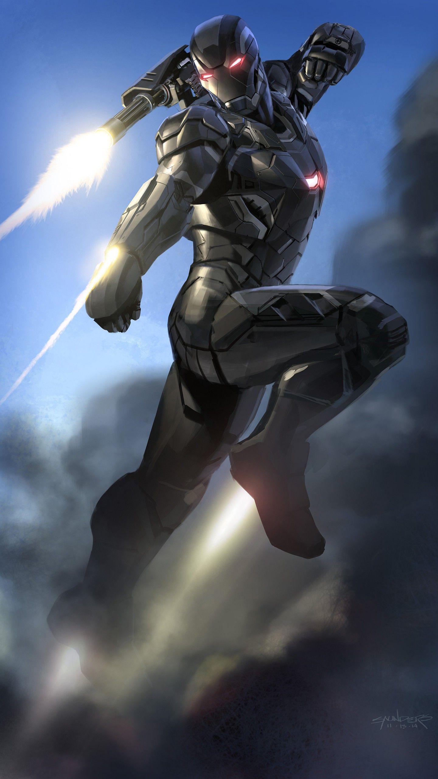 1440x2560 War Machine Concept Art 4K Wallpaper