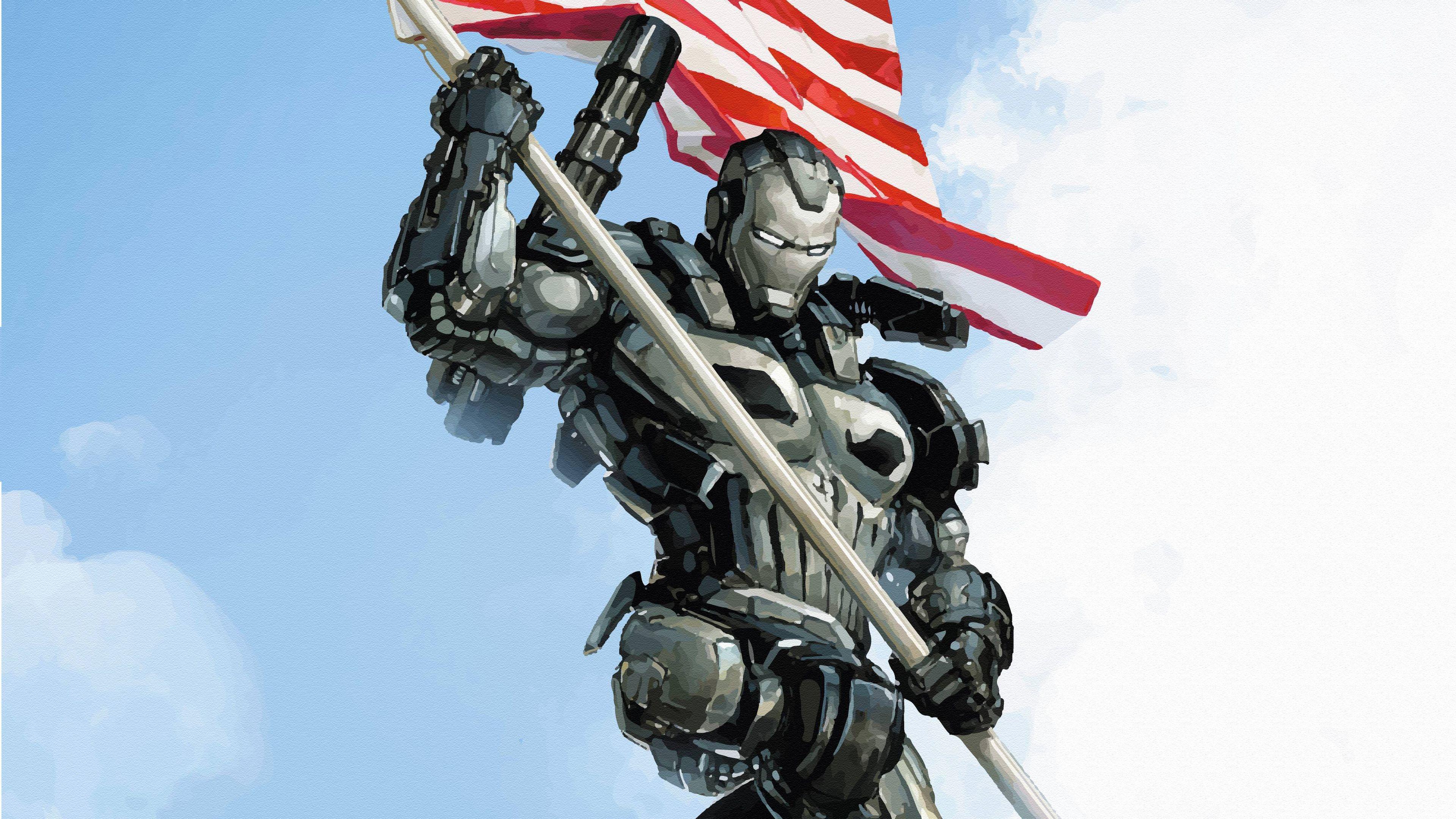 3840x2160 War Machine Of America 4k War Machine Wallpaper, Superheroes Wallpaper, Hd Wallpaper, Digital Art Wallpaper, Artwork Wa. War Machine, Punisher, Hero Wallpaper