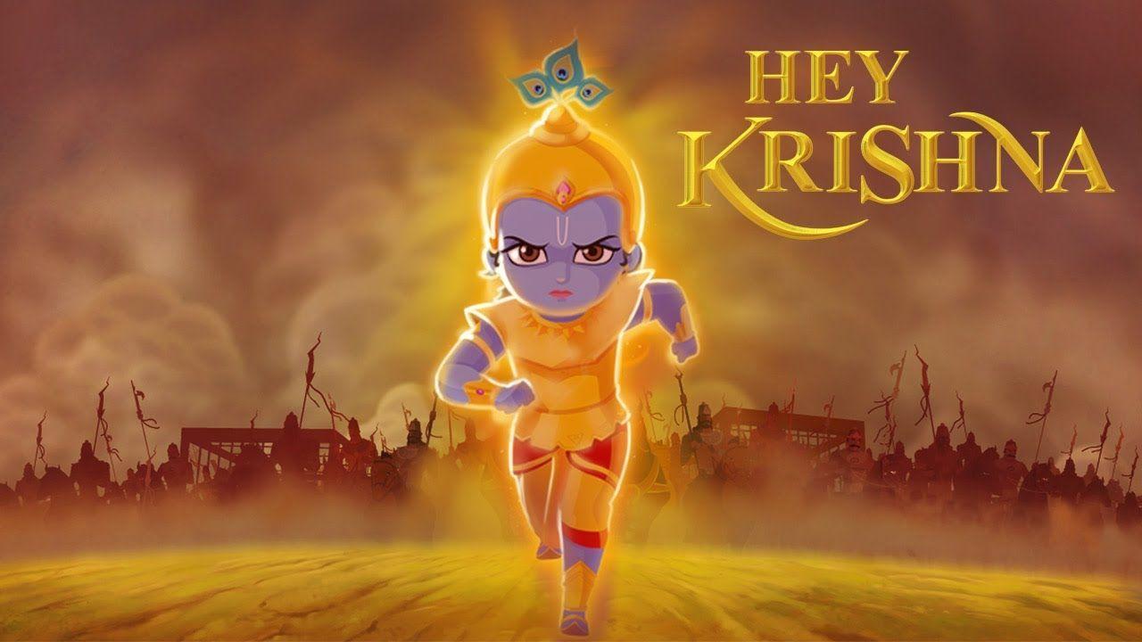 1280x720 Little Krishna Wallpaper