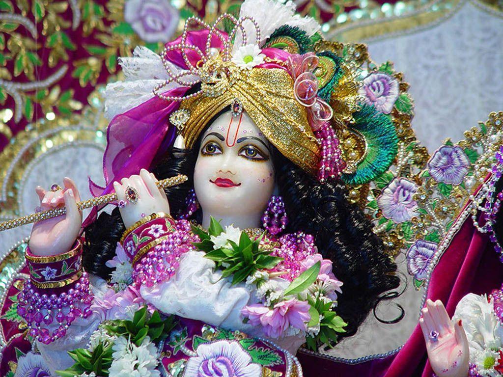 1024x768 Lord Krishna 3D Wallpaper