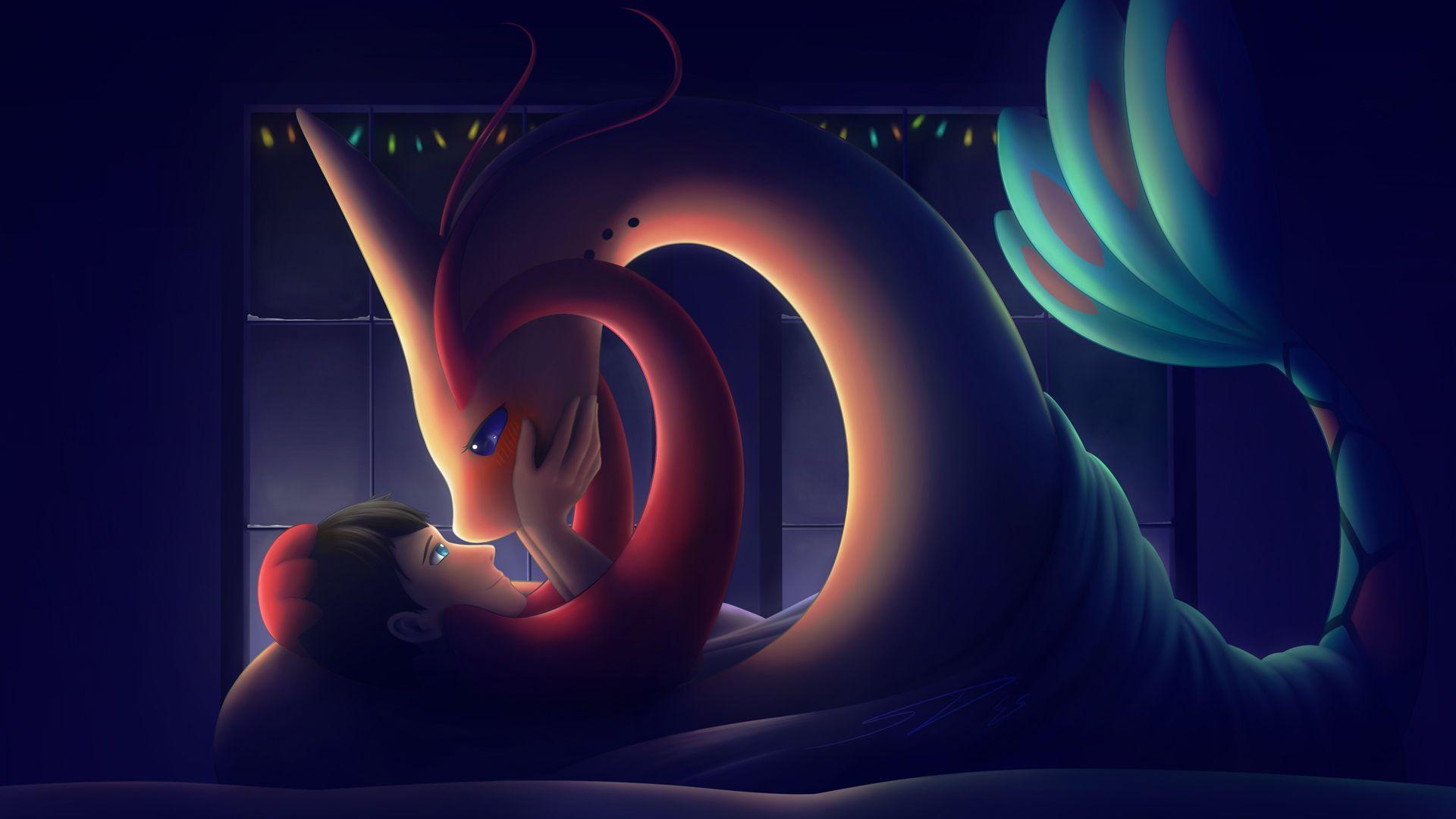 1920x1080 Warm Winter Night Wallpaper