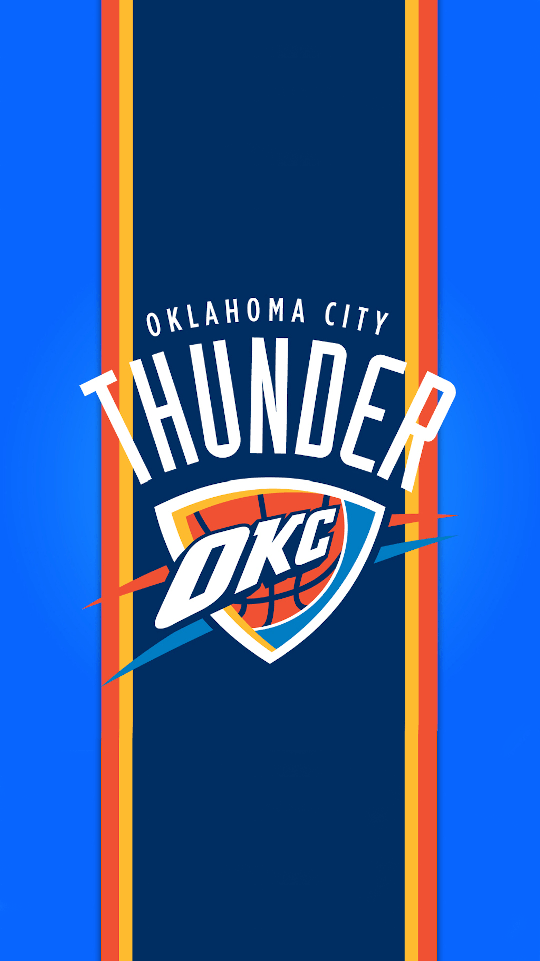 1080x1920 Okc Thunder iPhone X Wallpaper