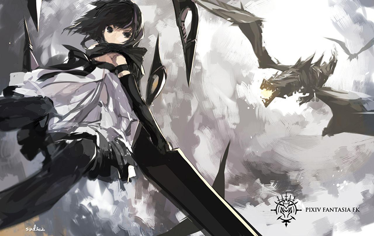 1280x808 Desktop Wallpaper Pixiv Fantasia dragon swd3e2 fallen kings Anime