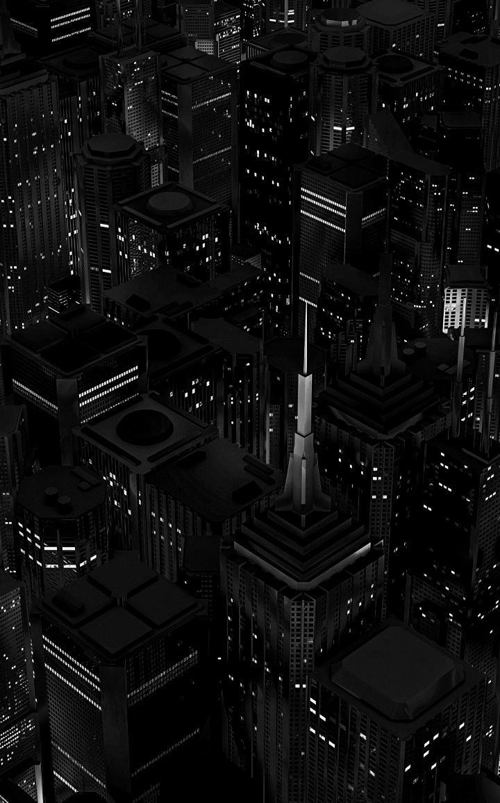 720x1155 Black and White City Wallpaper. Black and white cityscape, Cityscape wallpaper ideas, Dark city skyline