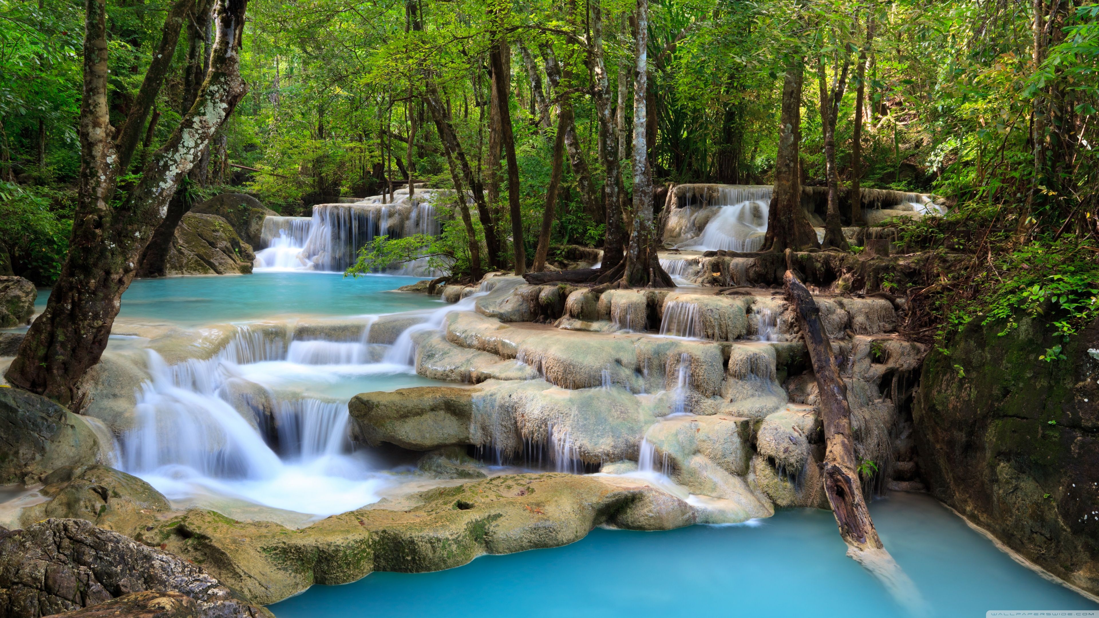 3840x2160 Tropical Waterfall 4K UHD Wallpaper for UltraHD Desktop and TV : Widescreen and UltraWide Display : Dual Monitor : Smartphone and Tablet Devices