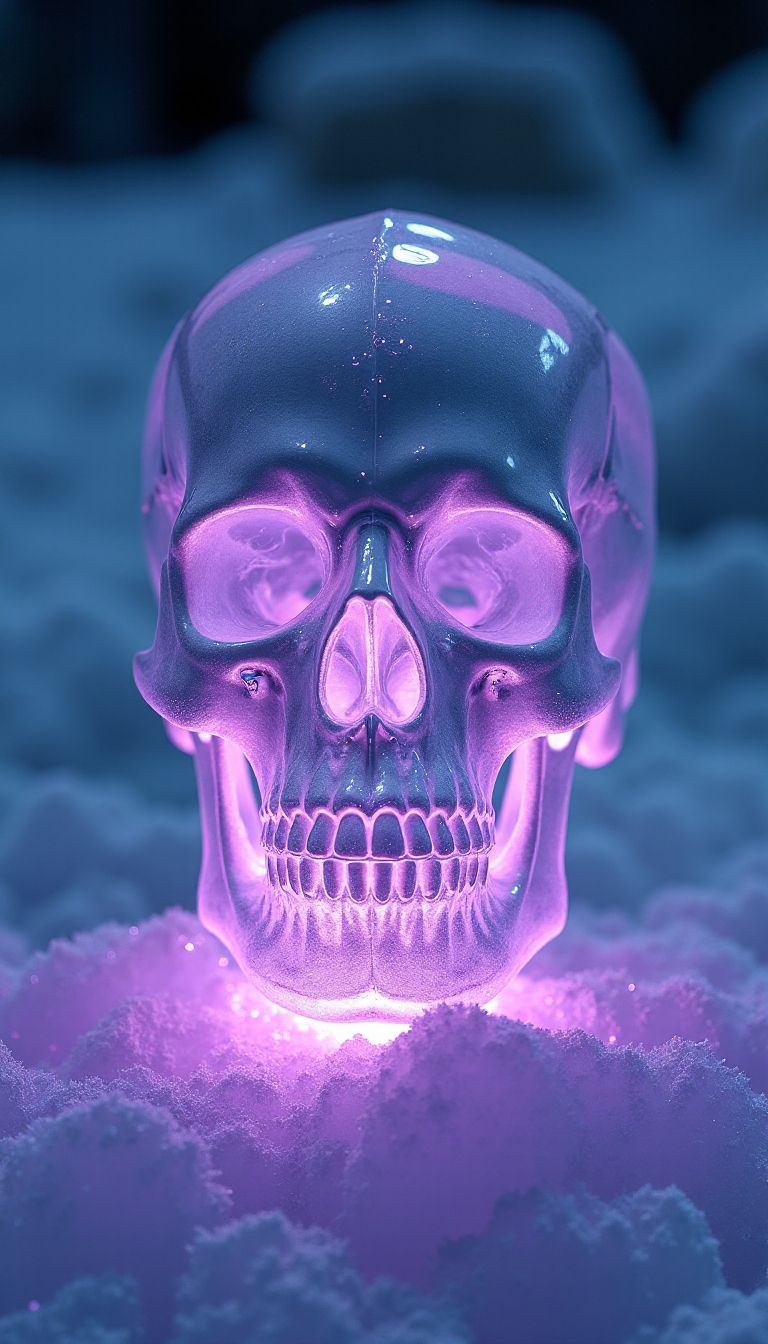 768x1344 Mage. Cryogenic Projection Wallpaper