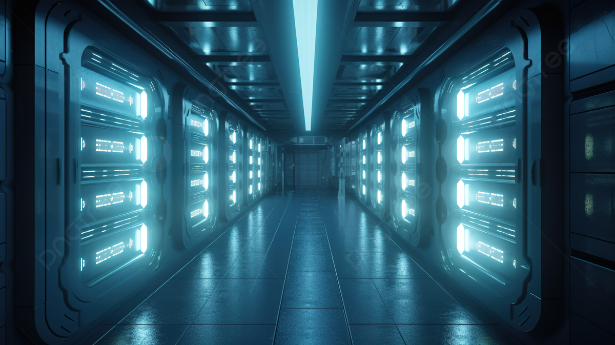 1200x673 Interior Corridor Of Futuristic Cryogenic Freezer Farm 3D Illustration, Freezer, Cold, Futuristic Background Image And Wallpaper for Free Download