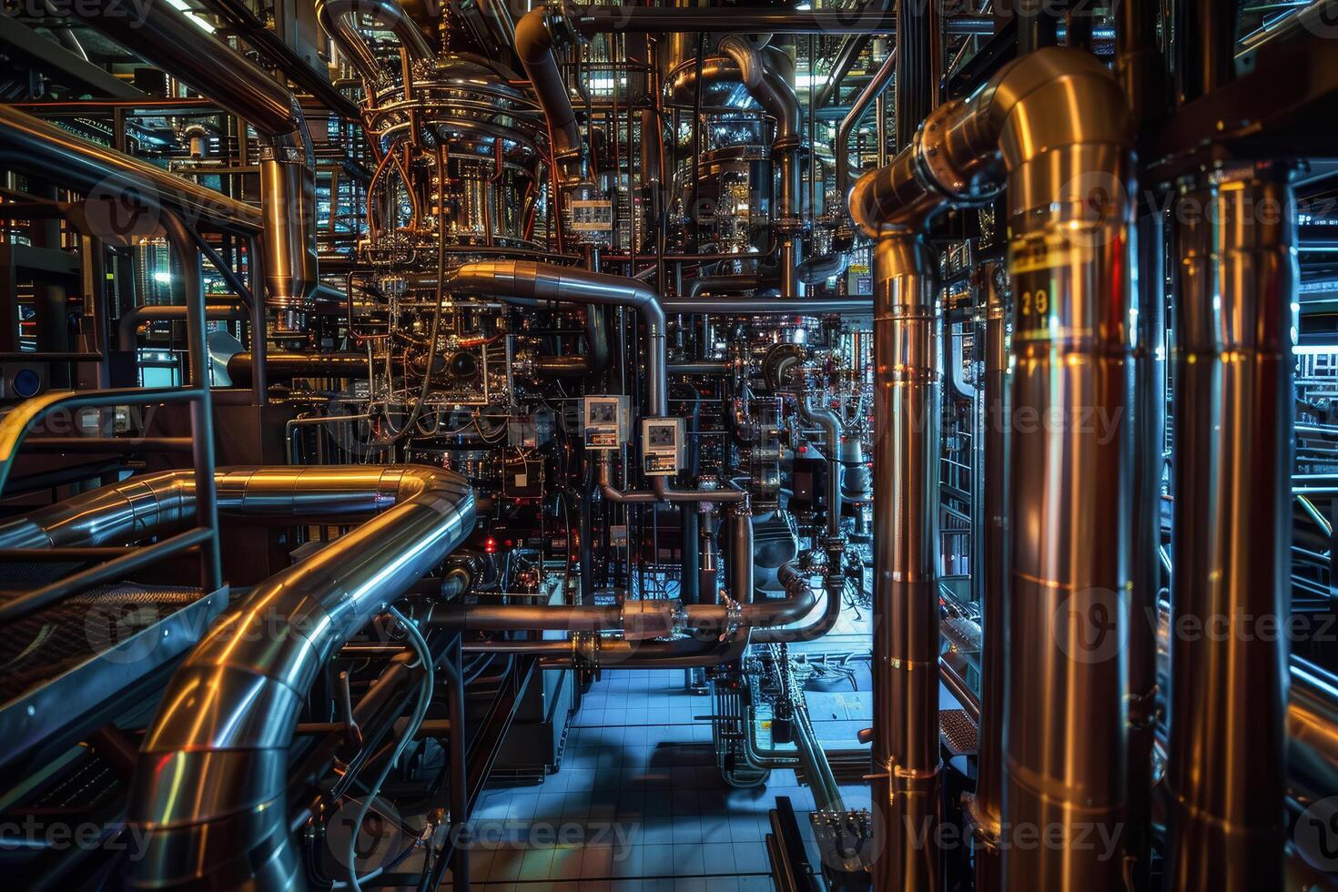 1470x980 AI Generated Cryogenic Cooling Pipework