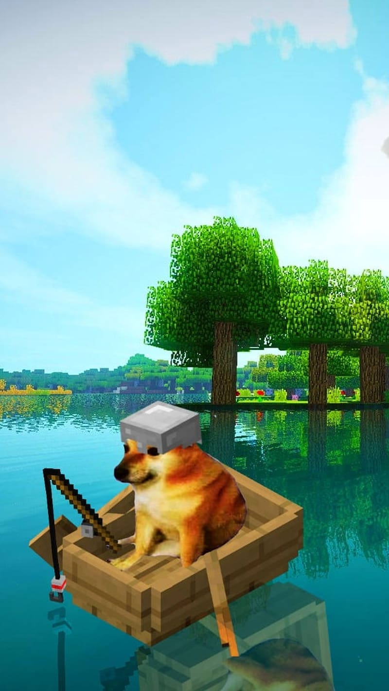 800x1421 HD minecraft dog wallpaper