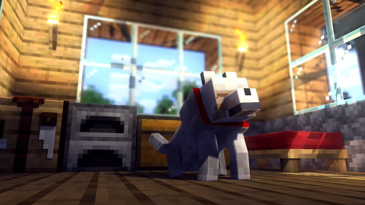 1200x675 The Ballad of Minecraft Dog Wallpaper Render in: MineImator #Minecraft # Wallpaper #Mineimator #MineimatorSpanish