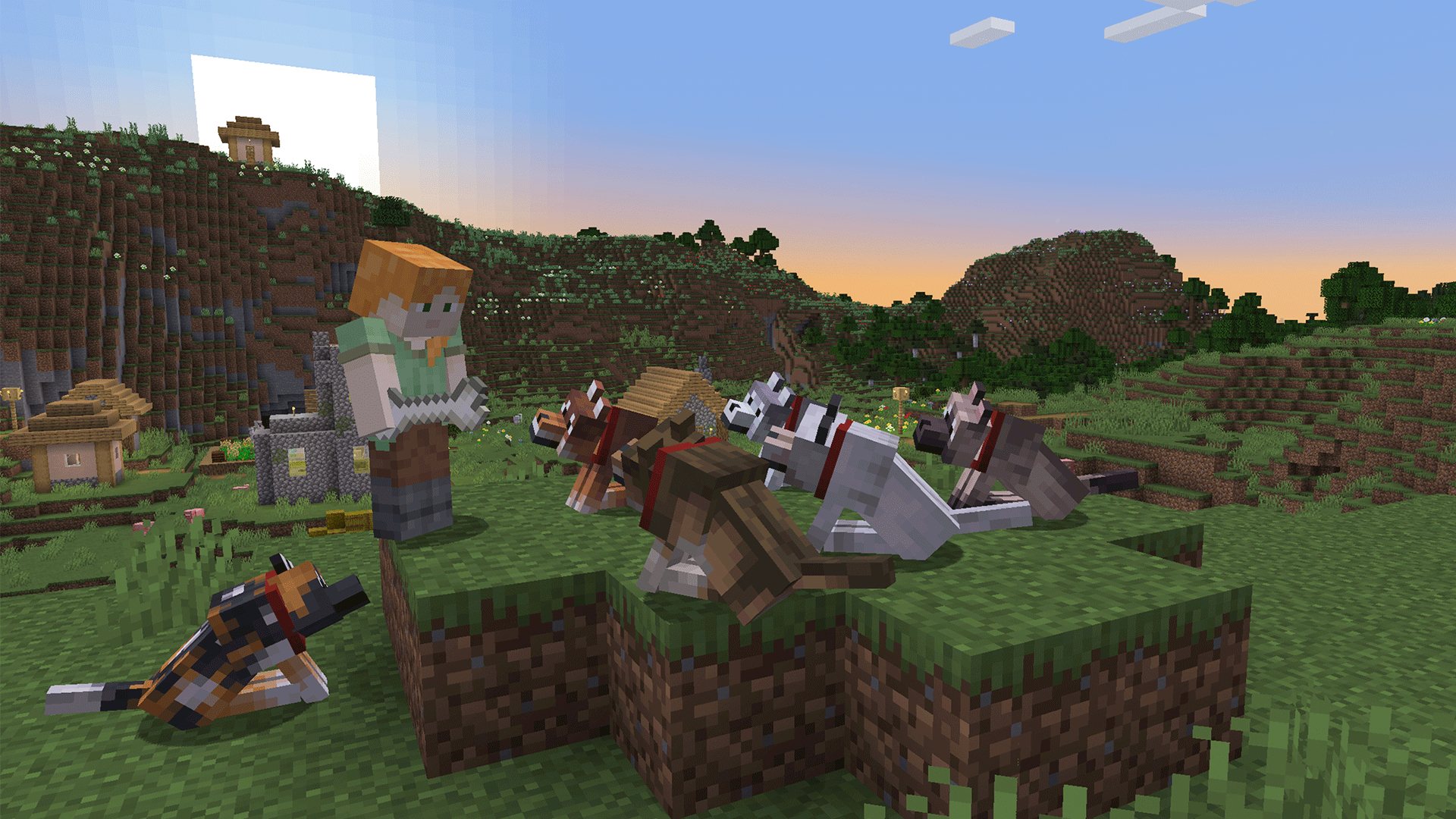 1920x1080 Mojang finally adds more than one type of dog to Minecraft, after over a decade of players struggling to tell their wolves apart