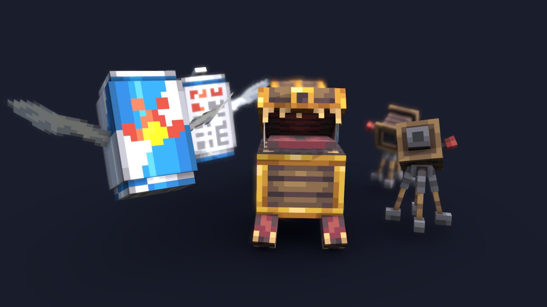 1920x1080 Minecraft pets model by NIIWORK [429652c]