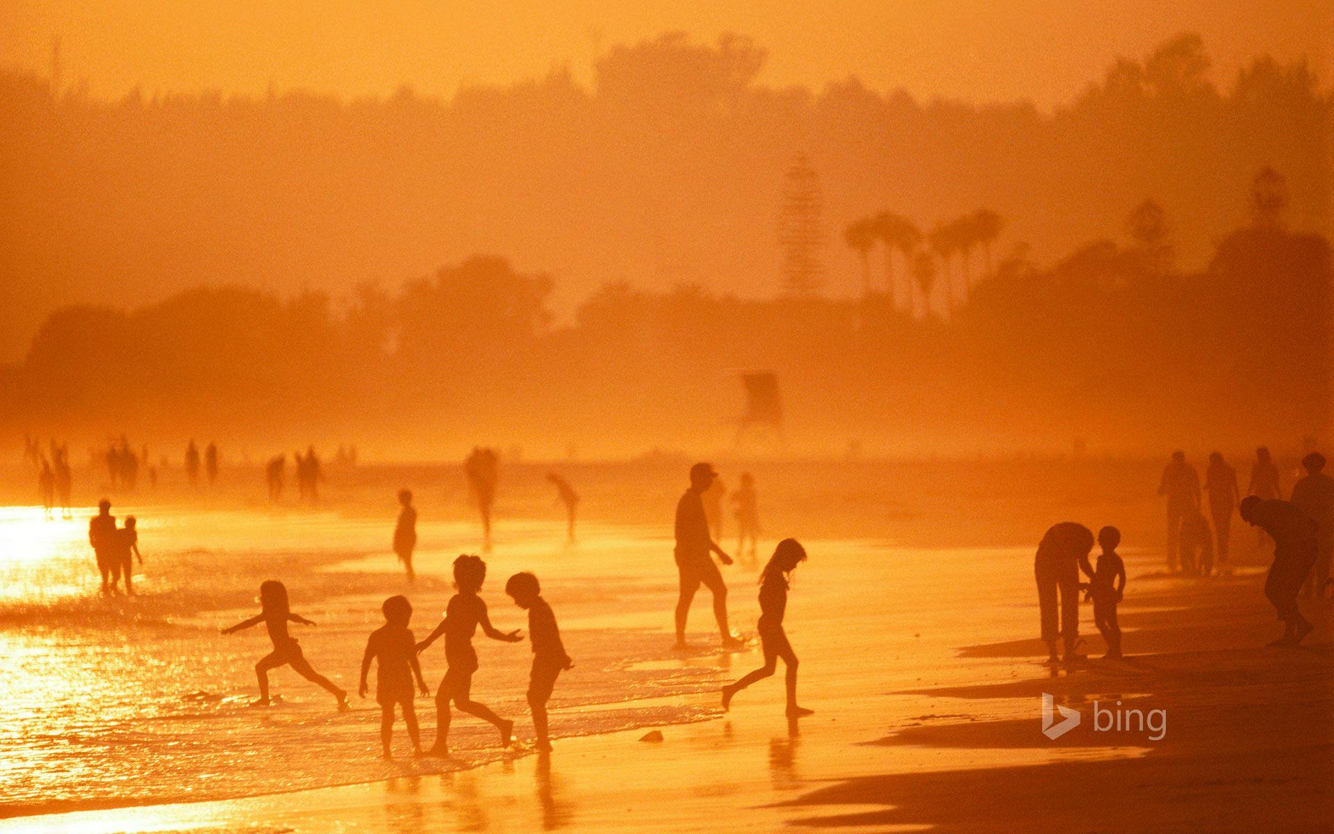 1920x1200 The beach at Coronado, California, USA