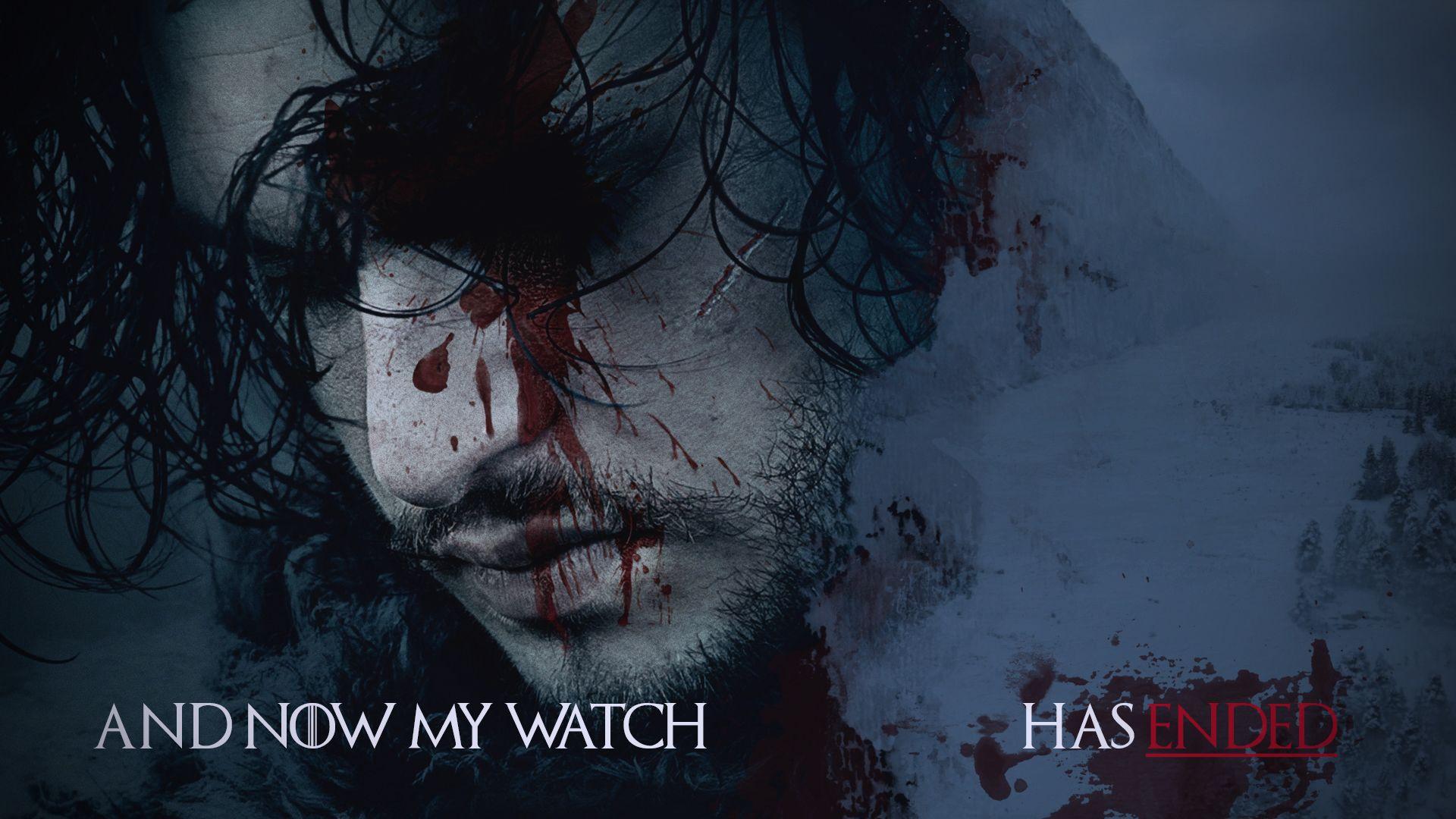 1920x1080 ALL SPOILERS Jon Snow wallpaper I made in honor of the upcoming