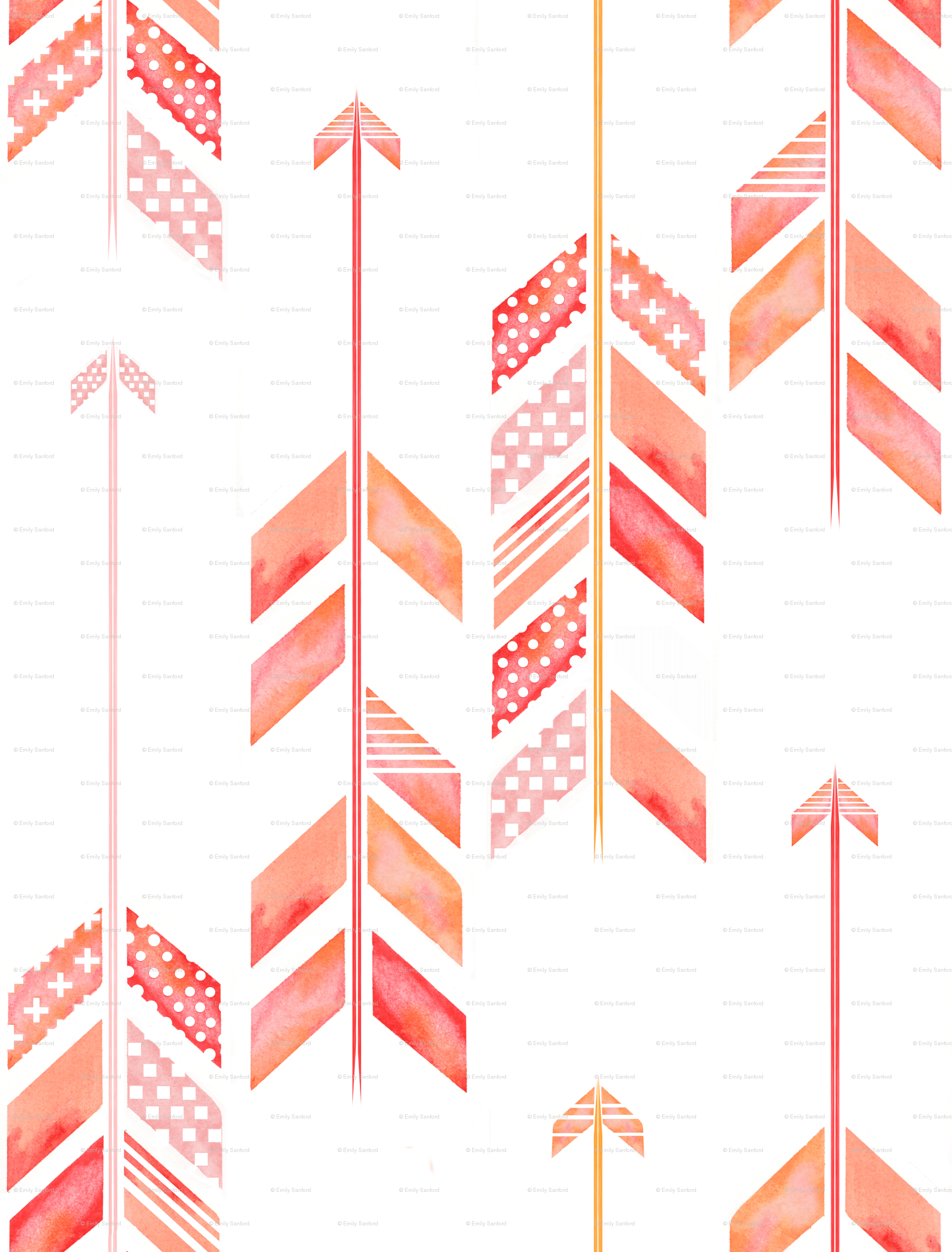 2075x2730 Arrow Pattern Wallpaper