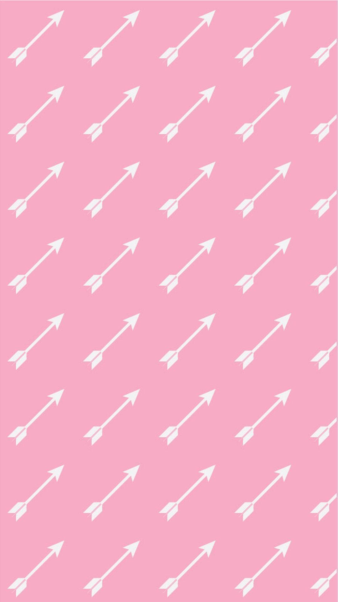 1080x1920 Pink Background White Arrows Pattern iPhone 6 Wallpaper Download. iPhone Wallpaper, iP. Valentines wallpaper iphone, Pink wallpaper iphone, Valentines wallpaper