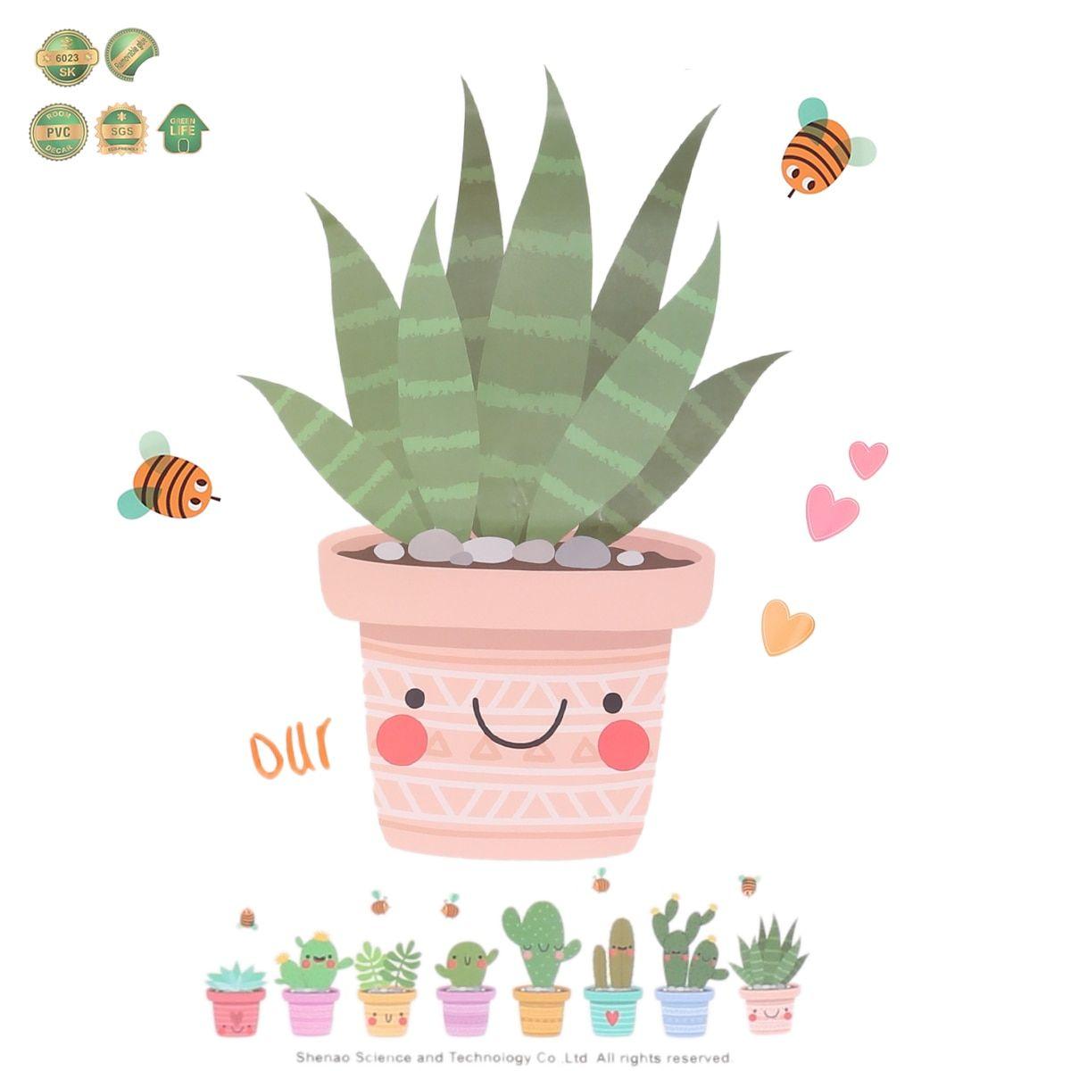 1200x1200 Cute Cactus Wallpaper