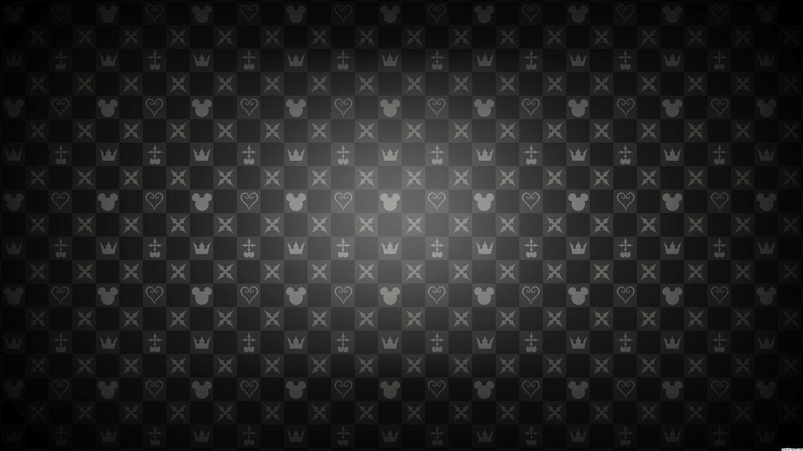 1600x900 Kingdom Hearts Symbols Wallpaper