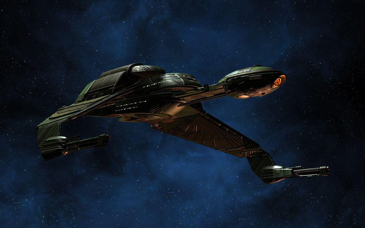 1280x800 Star Trek Klingon Battle Cruiser