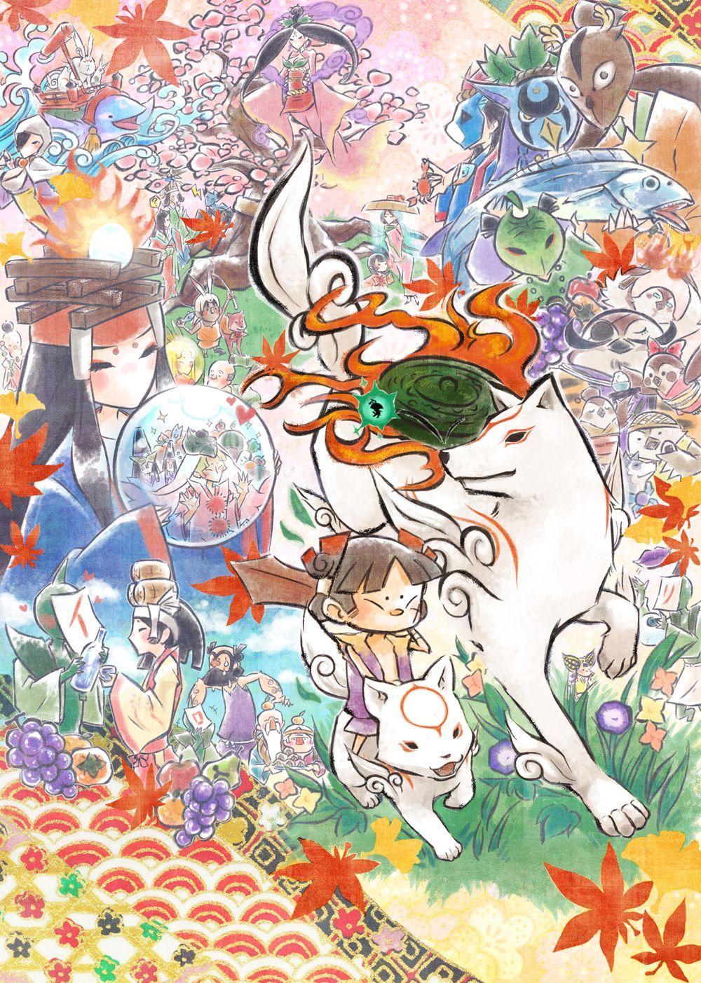 1000x1403 Okami/. Okami, Amaterasu, Anime