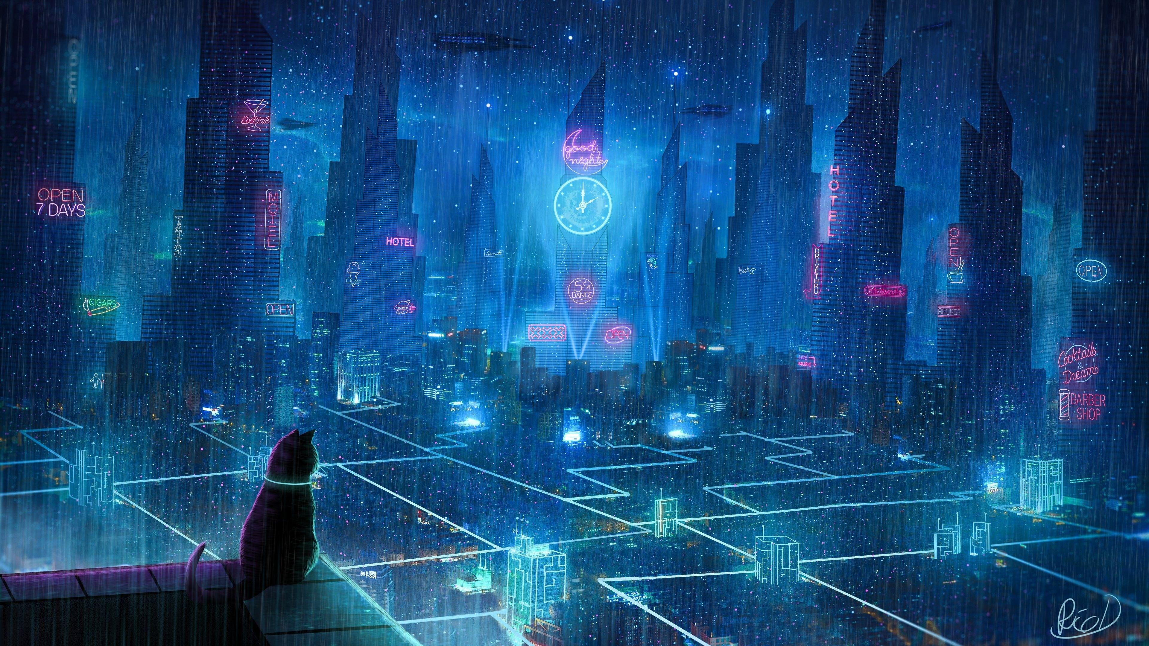3840x2160 Hd cyberpunk: October 2019