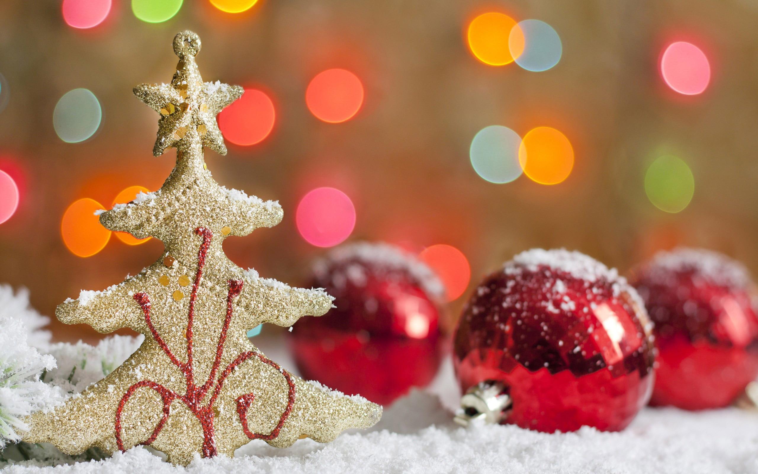 2560x1600 Free Christmas Tree Ornament computer desktop wallpaper
