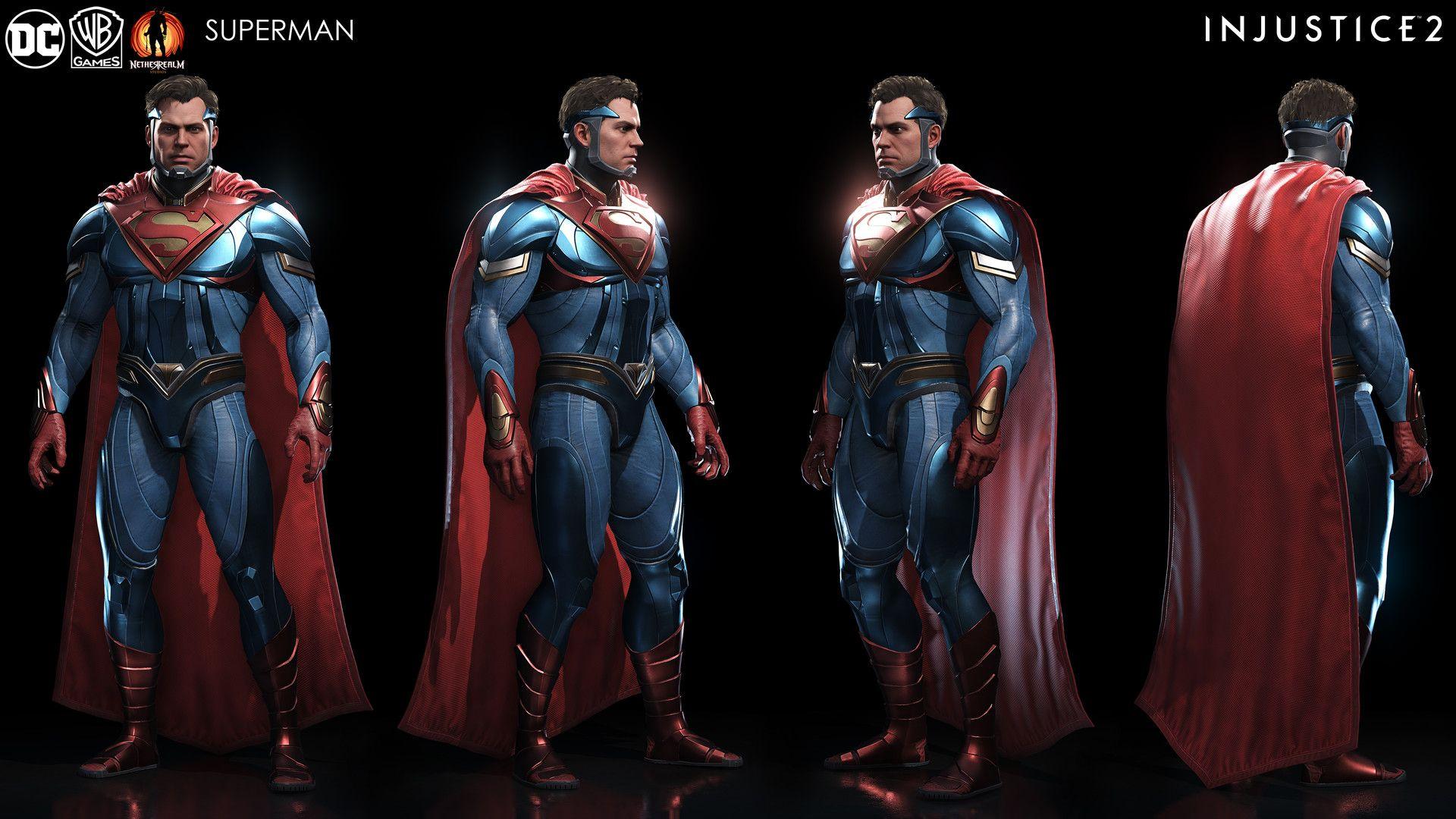 1920x1080 Injustice 2- Superman, Bernard Beneteau