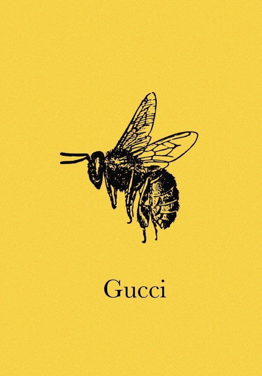 892x1280 Tumblr yellow gucci bee iphone wallpaper. iPhone wallpaper yellow, Tumblr yellow, Yellow wallpaper