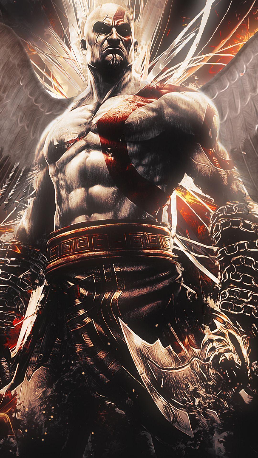 1080x1920 God Of War Wallpaper 3D