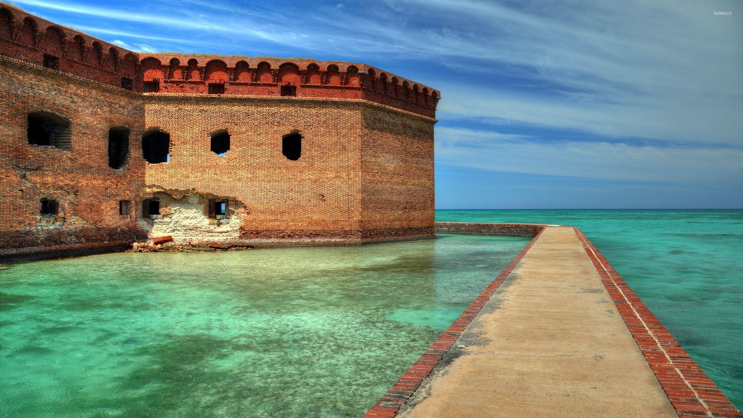 2560x1440 Fort Jefferson, Florida wallpaper wallpaper