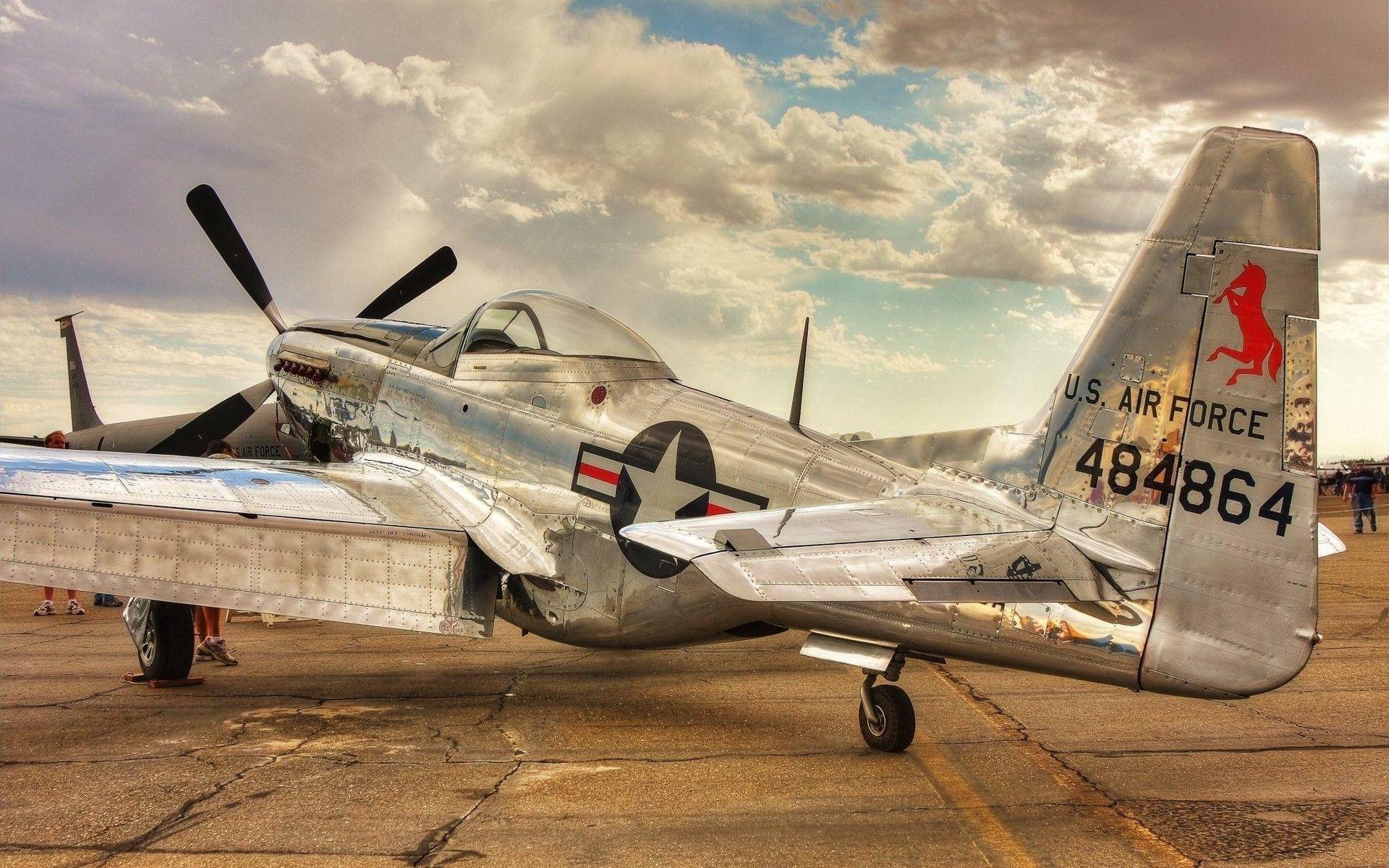 Wallpaper the sky fighter The second world war North American P51  Mustang images for desktop section авиация  download