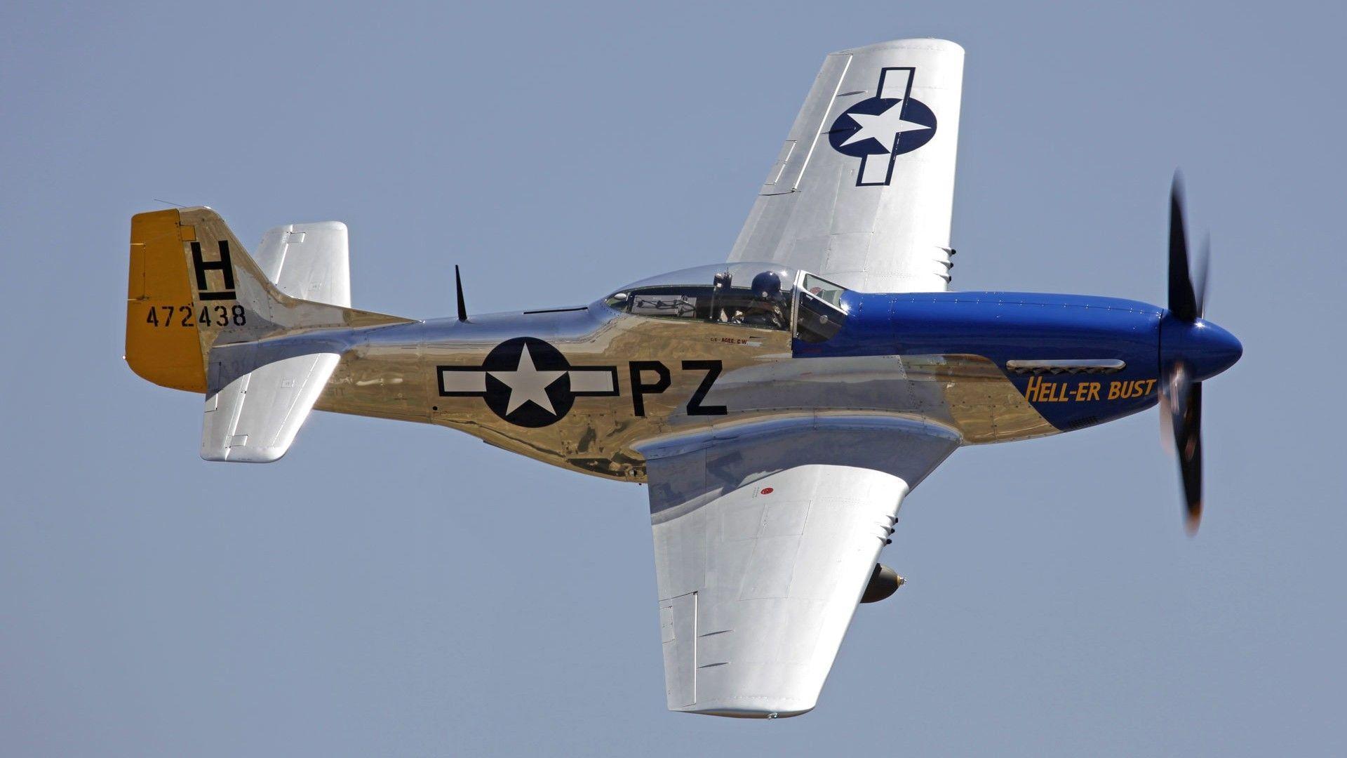 1920x1080 P51 Mustang Wallpaper