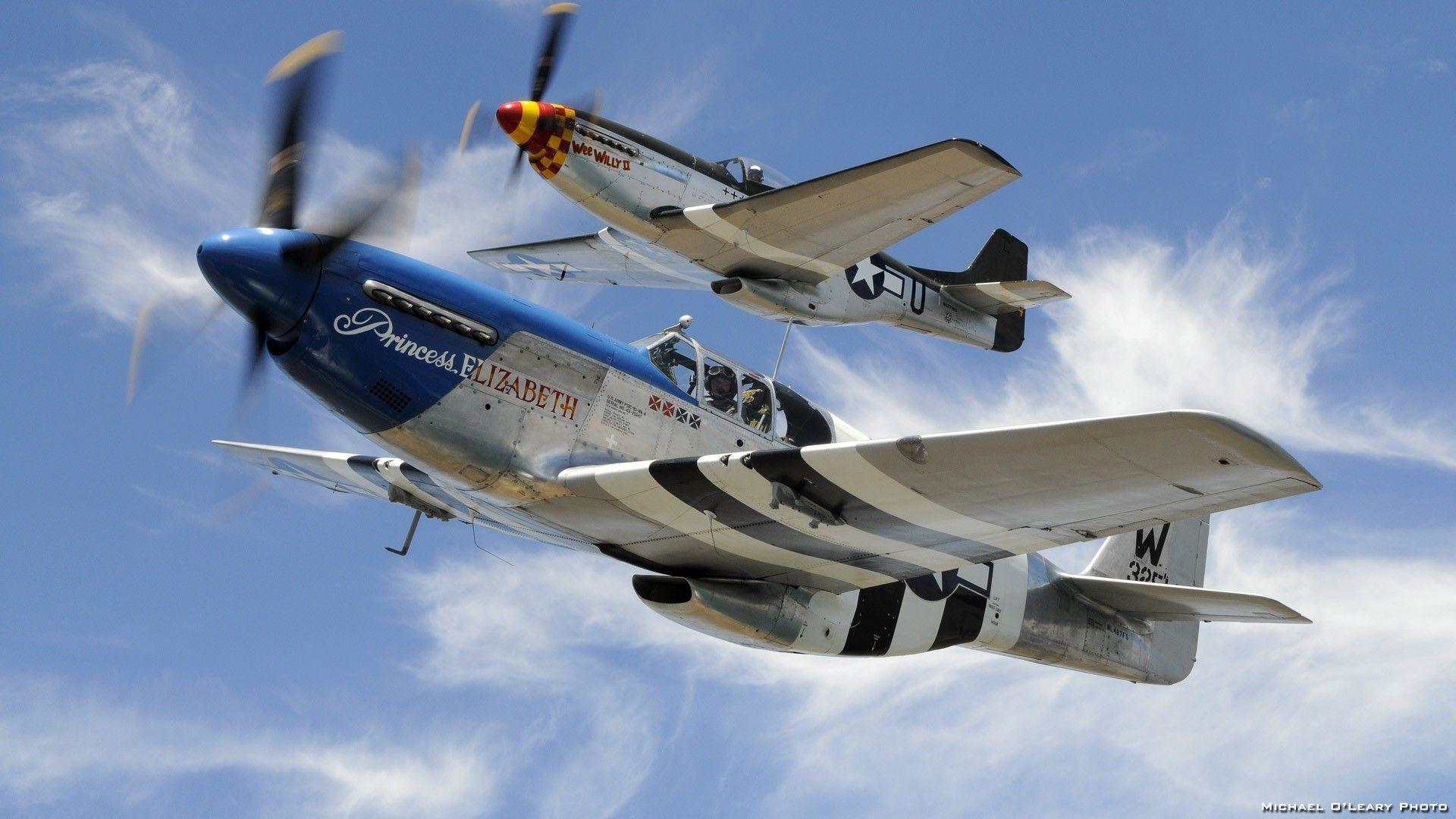 1920x1080 Aircraft, P P 51 Mustang Wallpaper