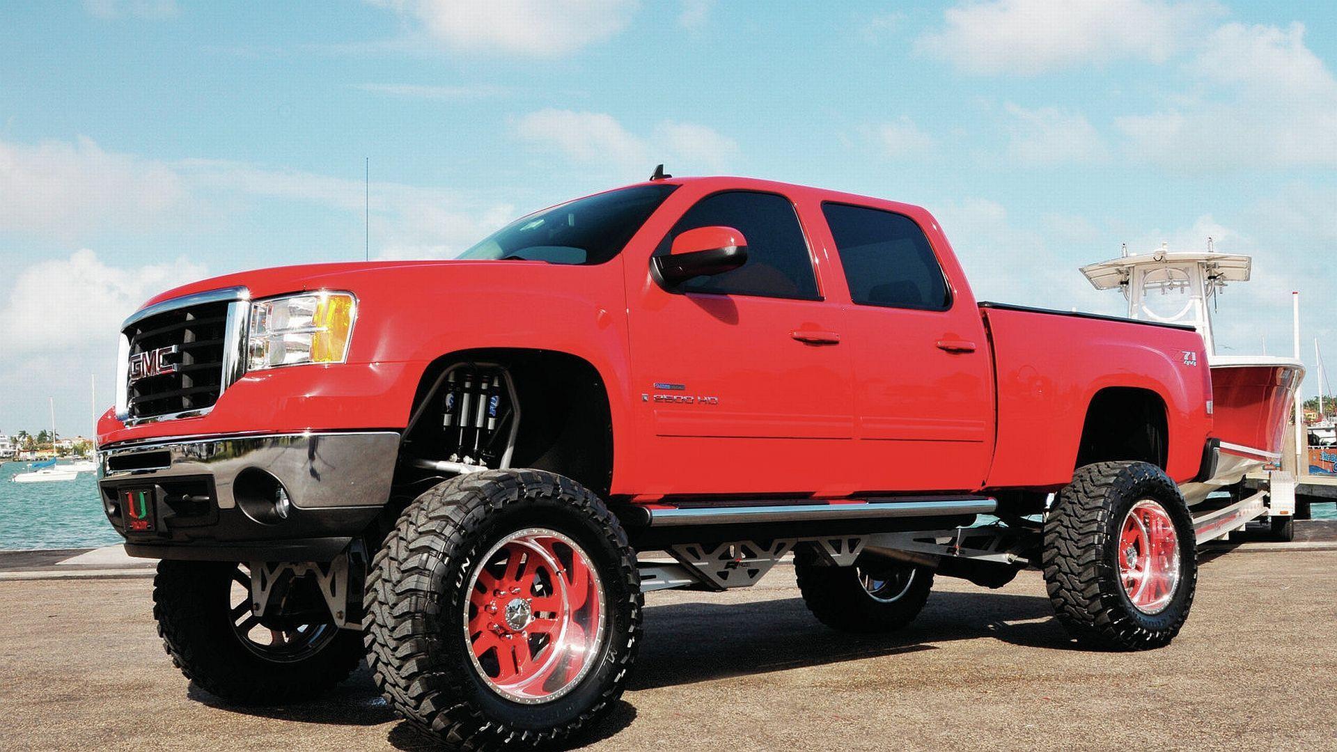1920x1080 Lifted Truck Wallpaper