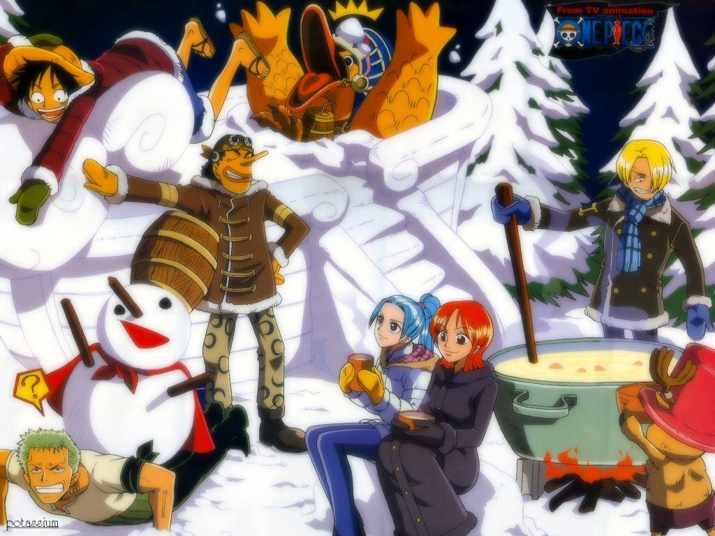 One Piece Winter Wallpapers Top Free One Piece Winter Backgrounds Wallpaperaccess