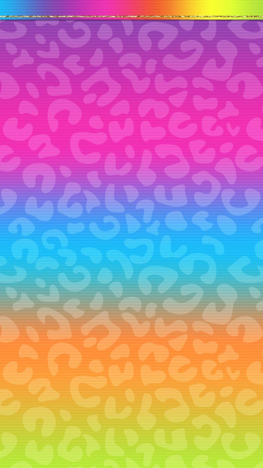 900x1600 Colourful Walls. Digital Cute Walls. Colorful wallpaper, Cheetah print wallpaper, Cellphone wallpaper background