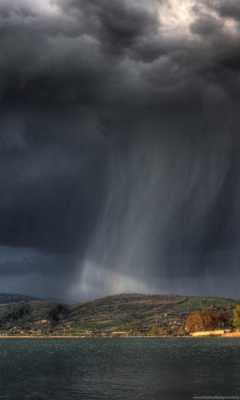 768x1280 Rain Cloud Wallpaper HD Desktop Background