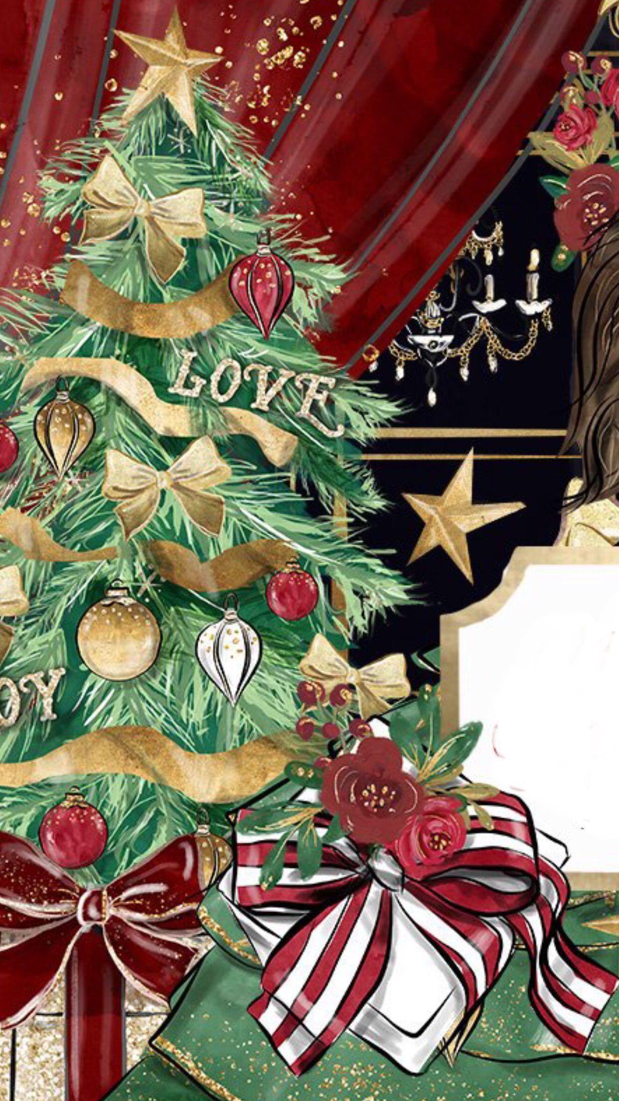 1242x2208 Christmas Wallpaper For iPhone Cute And Vintage Free Christmas HD Wallpaper